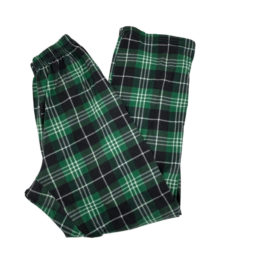 Unbranded Green Black Plaid‎ Pajama PantsSleepwear Lounge Bottoms M